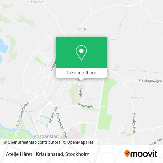 Atelje Håret i Kristianstad map