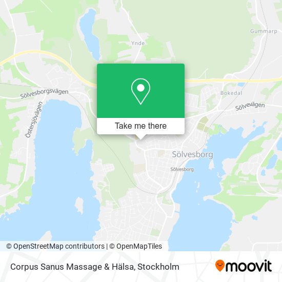 Corpus Sanus Massage & Hälsa map