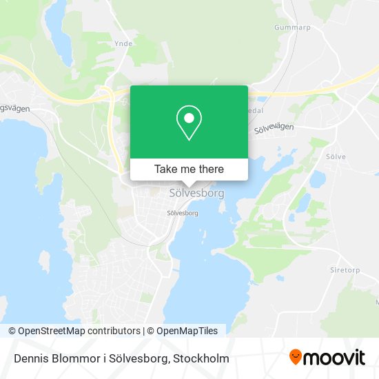 Dennis Blommor i Sölvesborg map