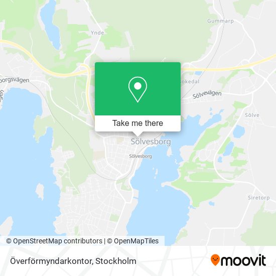 Överförmyndarkontor map