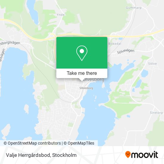 Valje Herrgårdsbod map