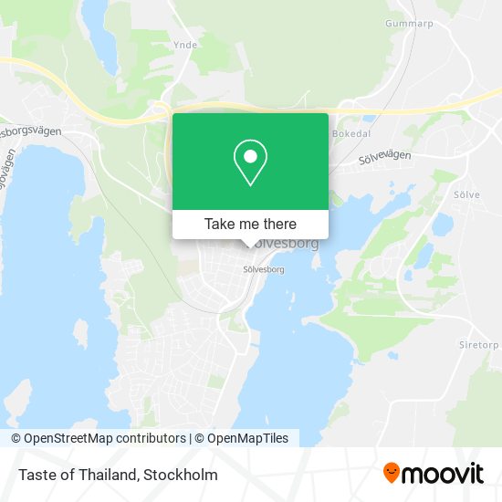 Taste of Thailand map