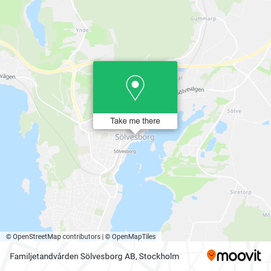 Familjetandvården Sölvesborg AB map