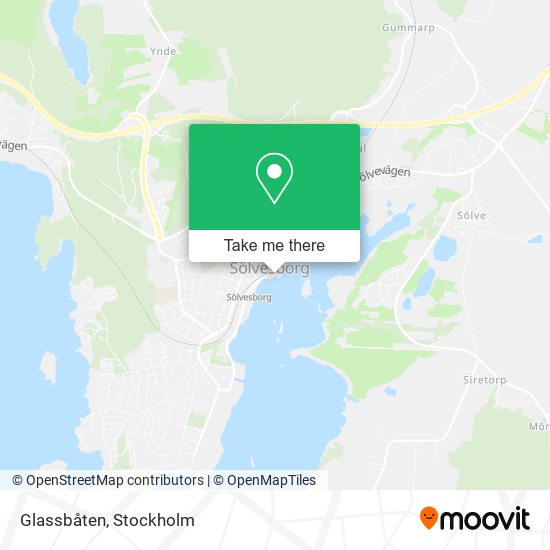 Glassbåten map