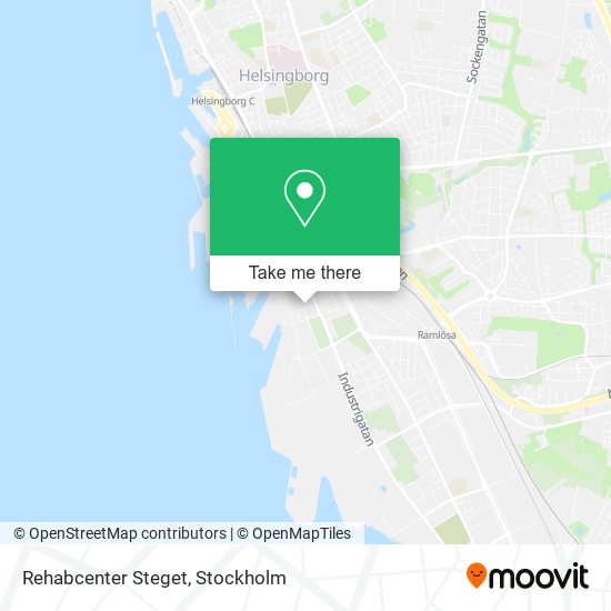 Rehabcenter Steget map