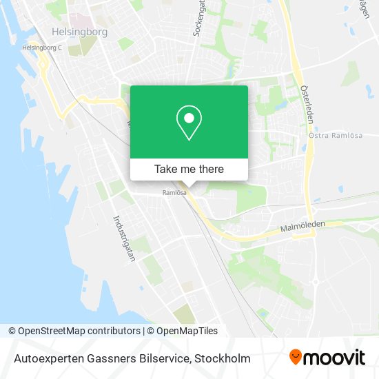 Autoexperten Gassners Bilservice map