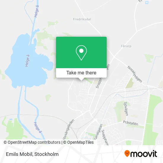 Emils Mobil map
