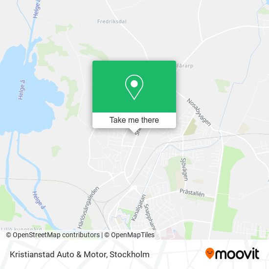 Kristianstad Auto & Motor map