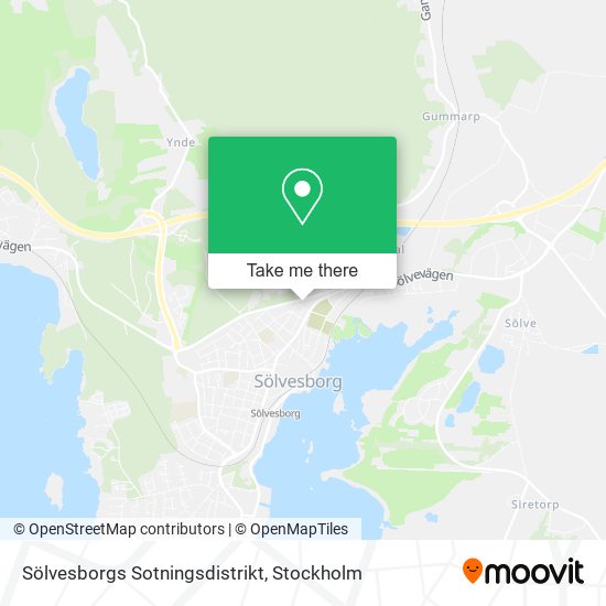 Sölvesborgs Sotningsdistrikt map