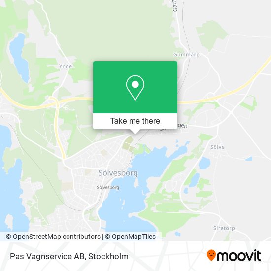 Pas Vagnservice AB map