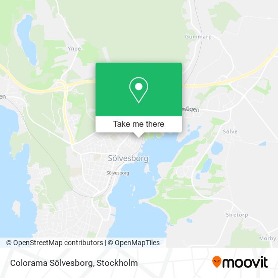 Colorama Sölvesborg map