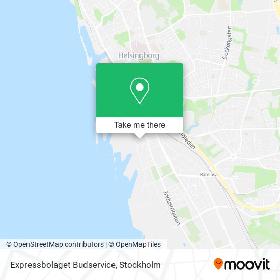 Expressbolaget Budservice map