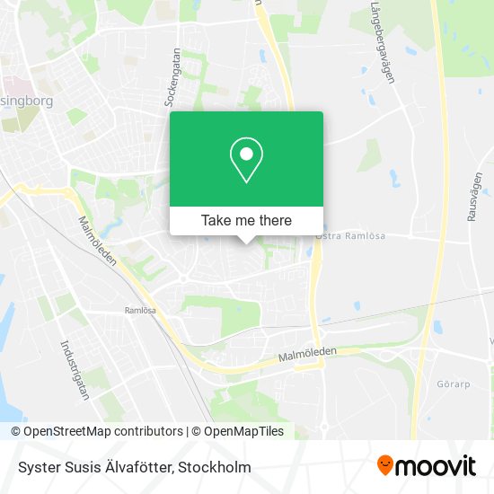 Syster Susis Älvafötter map