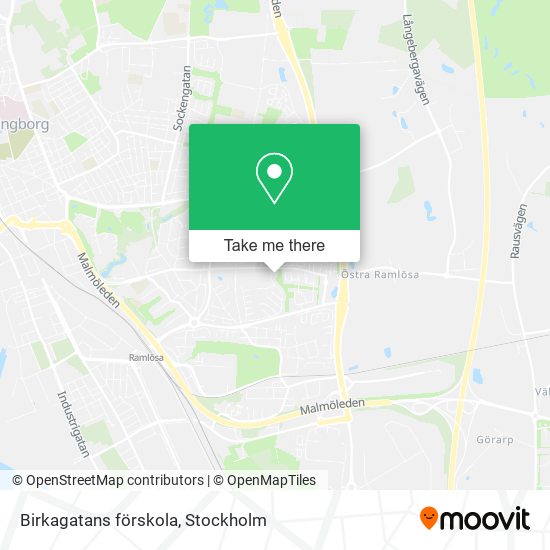 Birkagatans förskola map