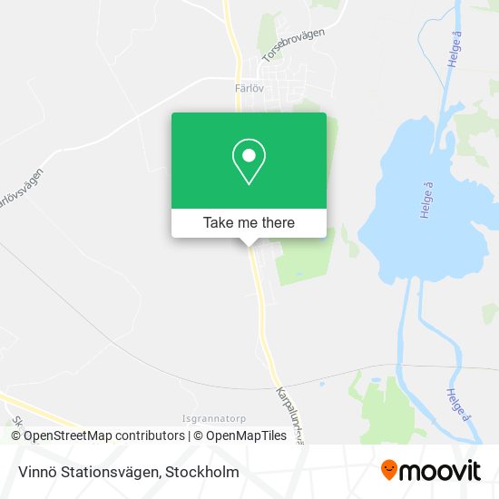 Vinnö Stationsvägen map