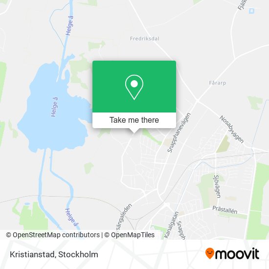 Kristianstad map