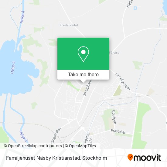 Familjehuset Näsby Kristianstad map