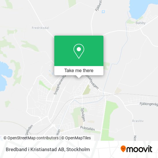 Bredband i Kristianstad AB map