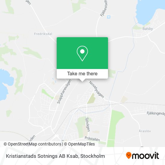 Kristianstads Sotnings AB Ksab map