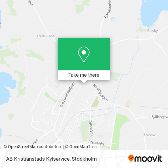 AB Kristianstads Kylservice map