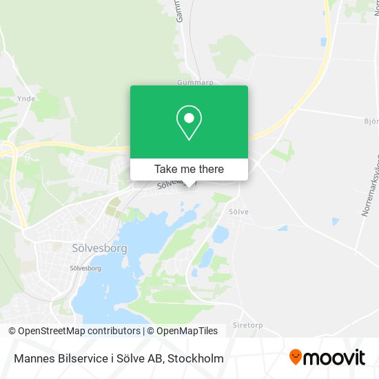 Mannes Bilservice i Sölve AB map