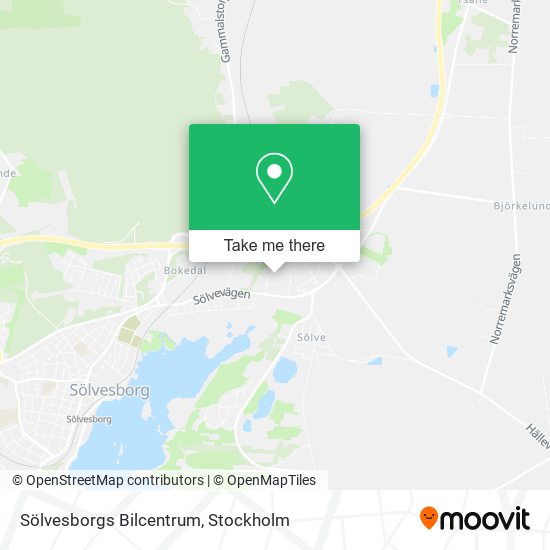Sölvesborgs Bilcentrum map