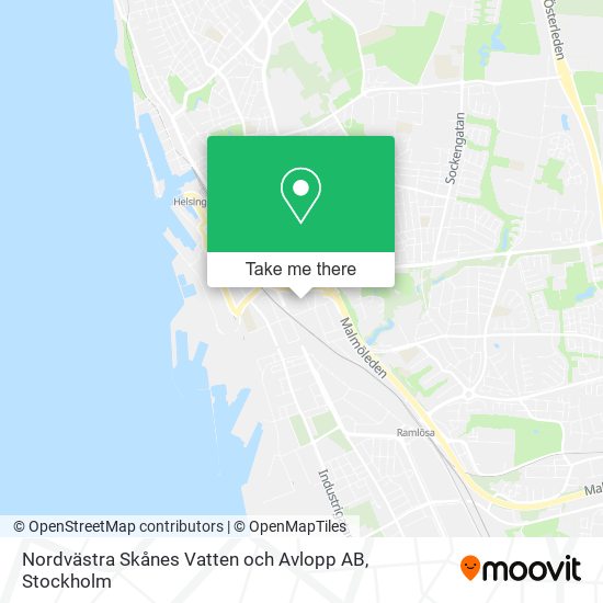 Nordvästra Skånes Vatten och Avlopp AB map