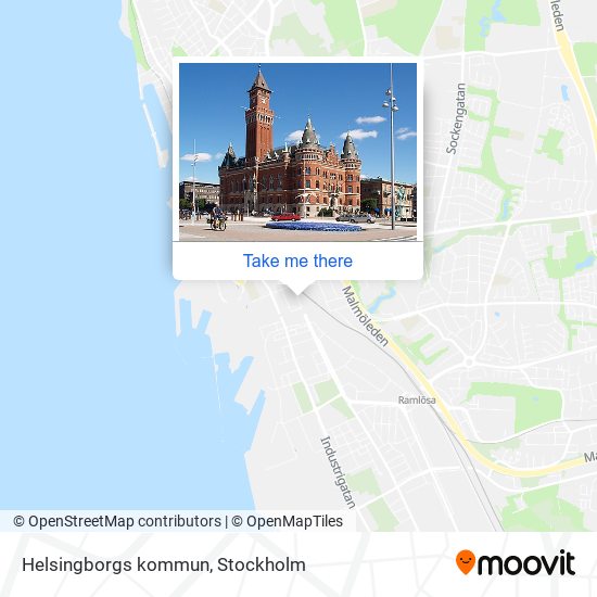 Helsingborgs kommun map