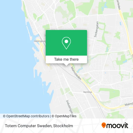 Totem Computer Sweden map