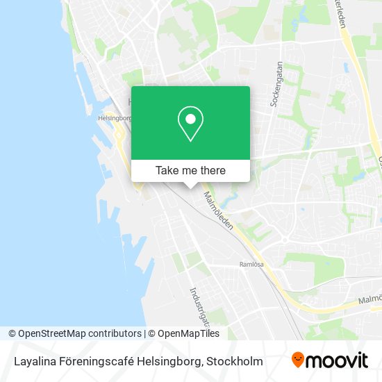 Layalina Föreningscafé Helsingborg map