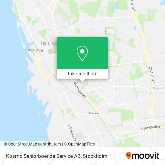 Kosmo Seniorboende Service AB map