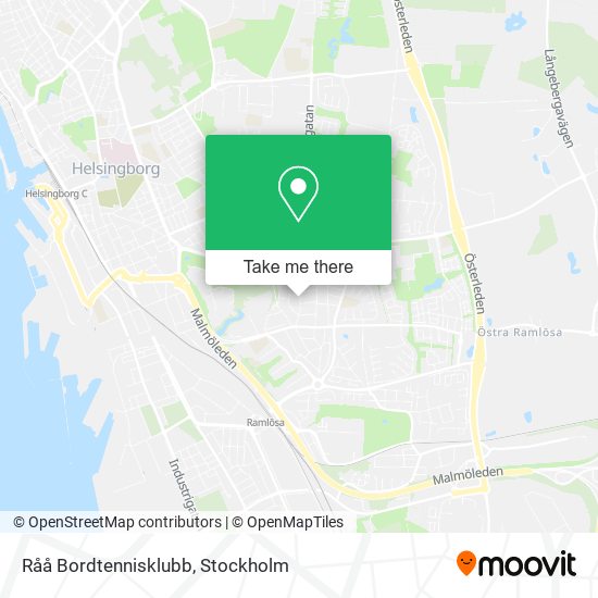 Råå Bordtennisklubb map
