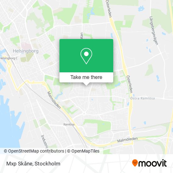 Mxp Skåne map