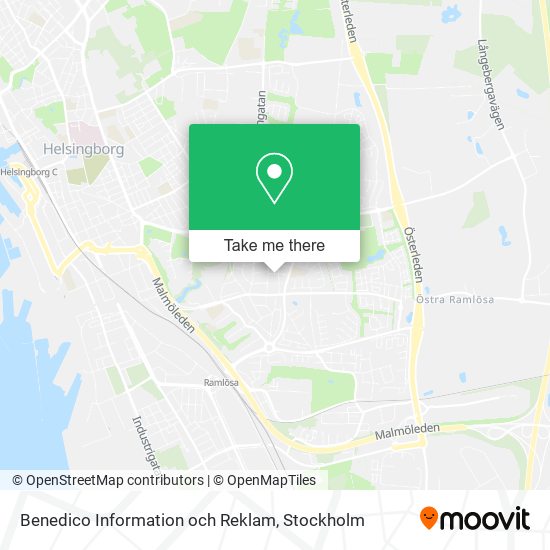 Benedico Information och Reklam map