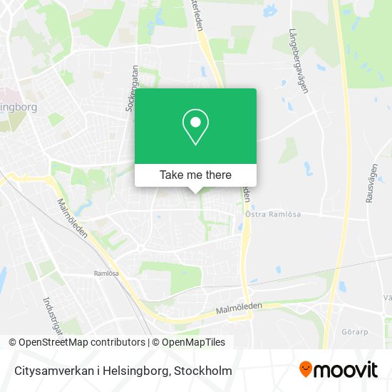 Citysamverkan i Helsingborg map