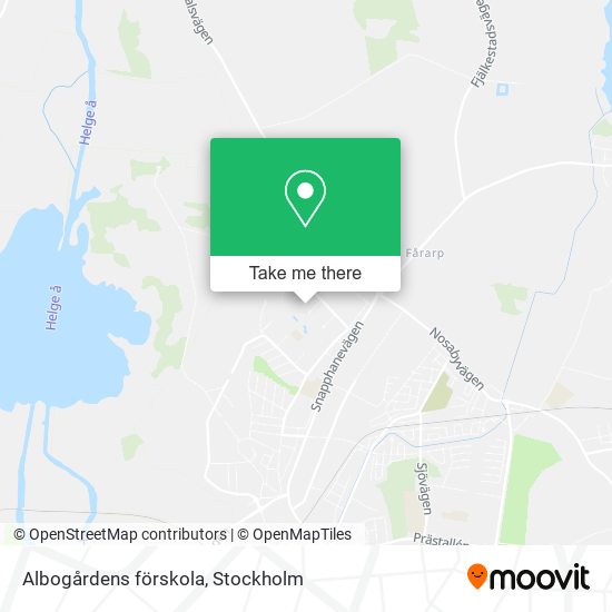 Albogårdens förskola map