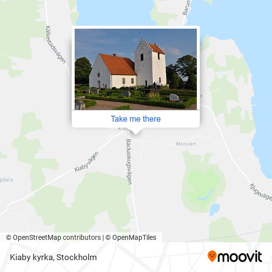 Kiaby kyrka map