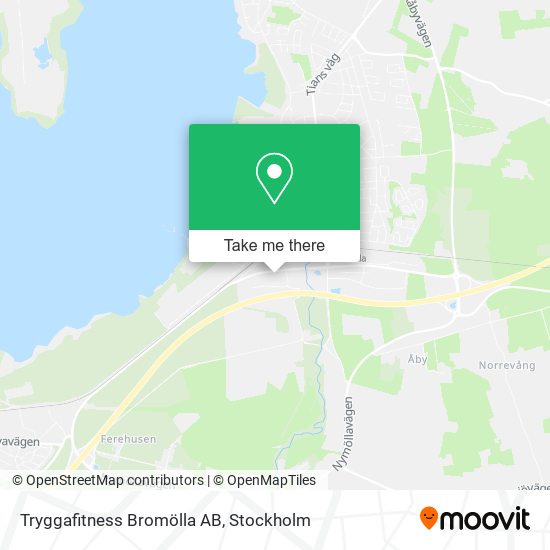 Tryggafitness Bromölla AB map
