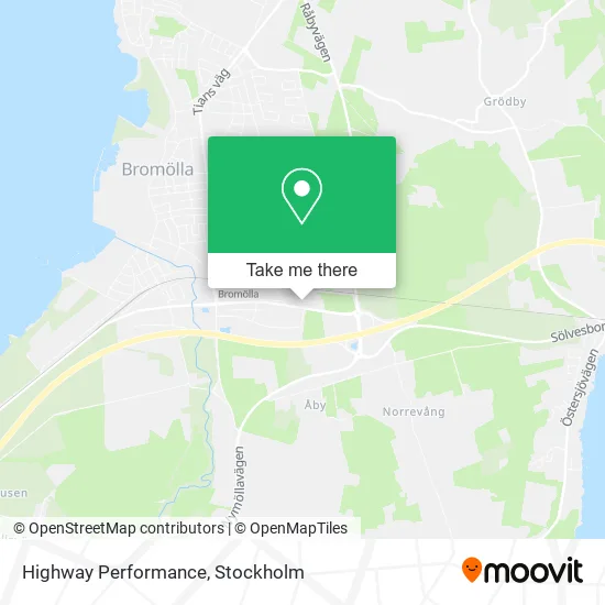 Highway Performance map