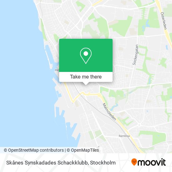 Skånes Synskadades Schackklubb map