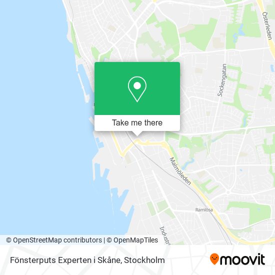 Fönsterputs Experten i Skåne map