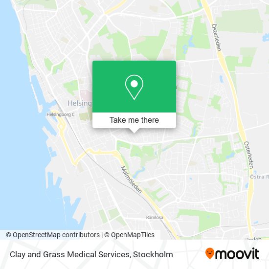 Clay and Grass Medical Services map