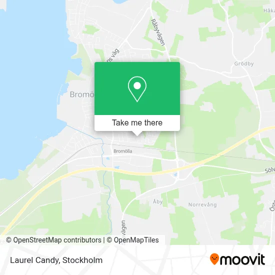 Laurel Candy map