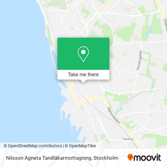 Nilsson Agneta Tandläkarmottagning map