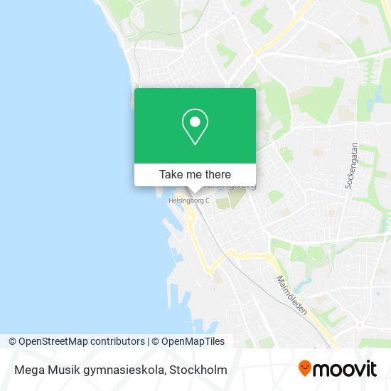 Mega Musik gymnasieskola map