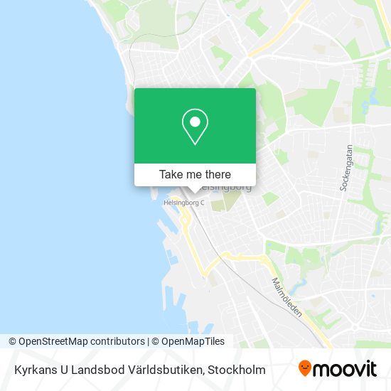 Kyrkans U Landsbod Världsbutiken map
