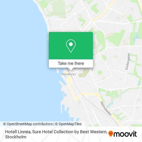 Hotell Linnéa, Sure Hotel Collection by Best Western map