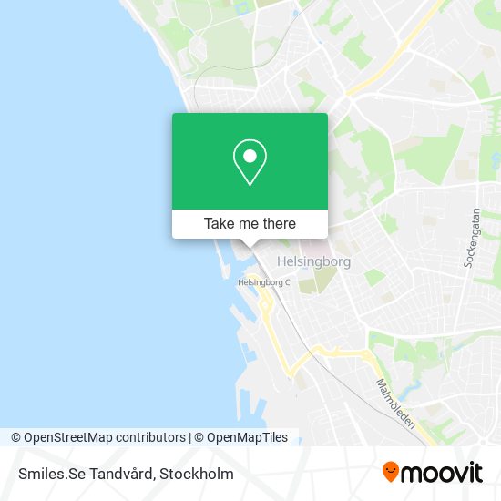 Smiles.Se Tandvård map