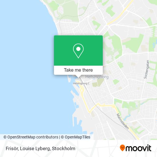 Frisör, Louise Lyberg map