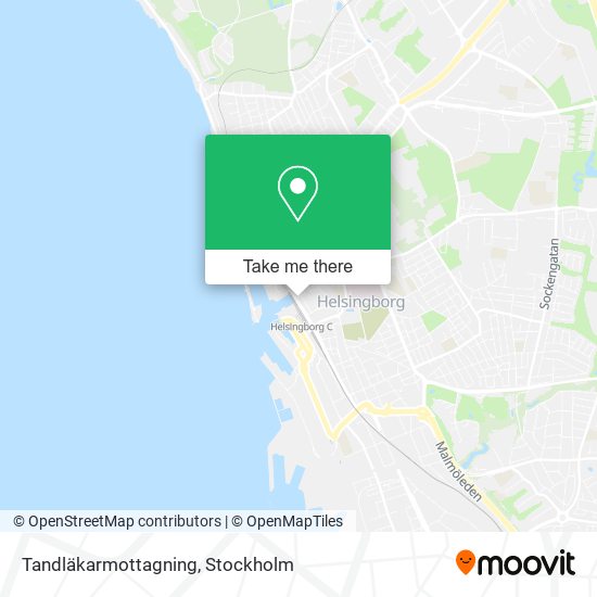 Tandläkarmottagning map